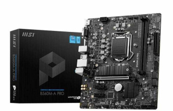 Материнская плата MSI B560M-A PRO Soc-1200 Intel B560 2xDDR4 mATX AC`97 8ch(7.1) 2.5Gg+VGA+HDMI от магазина РЭССИ