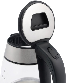 Чайник электрический Scarlett SC-EK27G40 1.8л. 1800Вт серебристый/черный корпус: стекло (EK27G40) от магазина РЭССИ