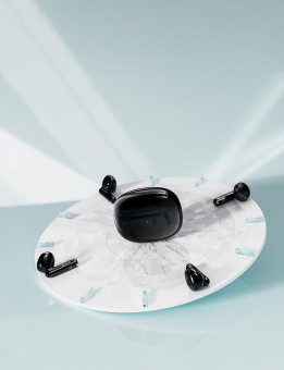 Гарнитура вкладыши Edifier W220T черный беспроводные bluetooth в ушной раковине от магазина РЭССИ