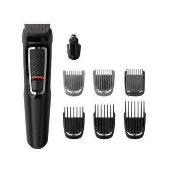 Триммер Philips MG3730/15 черный (насадок в компл:8шт) от магазина РЭССИ
