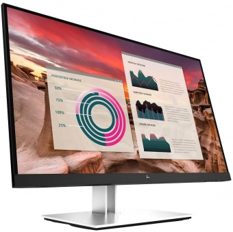 Монитор HP 27" E27u G4 черный IPS 5ms 16:9 HDMI матовая HAS Piv 250cd 178гр/178гр 2560x1440 DP 2K USB 7.6кг от магазина РЭССИ