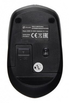 Мышь Оклик 565MW glossy черный оптическая (1600dpi) беспроводная USB для ноутбука (4but) от магазина РЭССИ