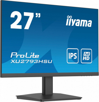 Монитор Iiyama 27" ProLite XU2793HSU-B4 черный IPS LED 4ms 16:9 HDMI M/M матовая 300cd 178гр/178гр 1920x1080 VGA DP FHD USB 4.6кг от магазина РЭССИ