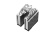 Устройство охлаждения(кулер) Deepcool AG620 Digital Soc-AM5/AM4/1151/1200/2066/1700 4-pin 29.4dB Al+Cu 260W 1370gr Ret от магазина РЭССИ
