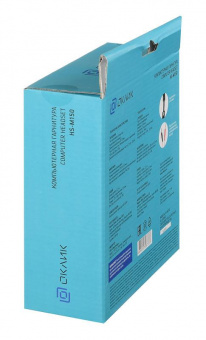 Наушники с микрофоном Оклик HS-M150 черный 2.2м накладные оголовье (428963) от магазина РЭССИ