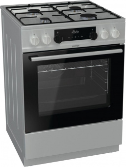 Плита Комбинированная Gorenje KS635X нержавеющая сталь/черный (без крышки) реш.сталь от магазина РЭССИ
