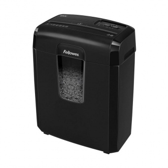 Шредер Fellowes PowerShred 8CD черный (секр.P-4) фрагменты 8лист. 14лтр. скрепки скобы пл.карты CD от магазина РЭССИ