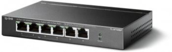 Коммутатор TP-Link TL-SF1006P 6x100Mb 4PoE+ 67W неуправляемый от магазина РЭССИ