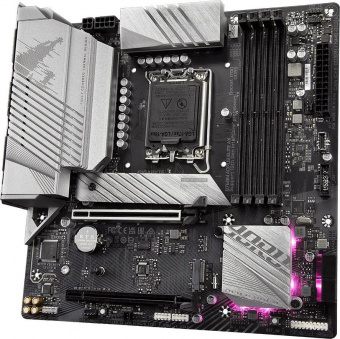 Материнская плата Gigabyte B760M AORUS ELITE AX Soc-1700 Intel B760 4xDDR5 mATX AC`97 8ch(7.1) 2.5Gg RAID+HDMI+DP от магазина РЭССИ