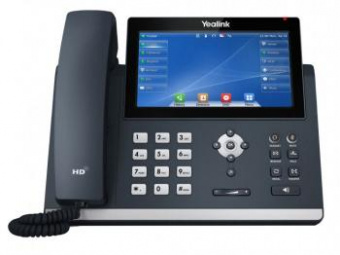 Телефон IP Yealink SIP-T48U черный от магазина РЭССИ