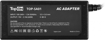 Блок питания TopON 63781 60W 19V-19V 3.16A от бытовой электросети от магазина РЭССИ