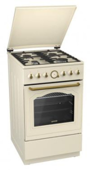 Плита Газовая Gorenje GI52CLI бежевый (металлическая крышка) реш.чугун от магазина РЭССИ