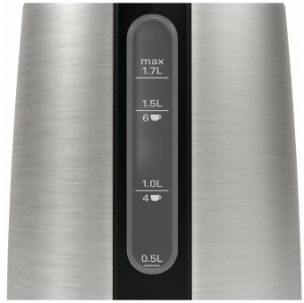 Чайник электрический Bosch TWK3P420 1.7л. 2400Вт черный (корпус: нержавеющая сталь) от магазина РЭССИ