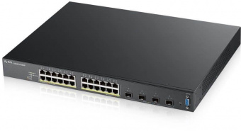 Коммутатор Zyxel XGS2210-28HP XGS2210-28HP-EU0101F 24G 4SFP+ 24PoE+ 375W управляемый от магазина РЭССИ