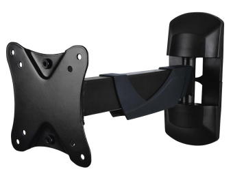 Кронштейн для телевизора Hama FULLMOTION черный 10"-26" макс.25кг настенный от магазина РЭССИ