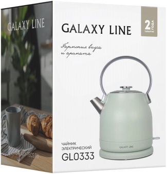 Чайник электрический Galaxy Line GL 0333 1.5л. 2200Вт мятный корпус: нерж.сталь (7010103330) от магазина РЭССИ
