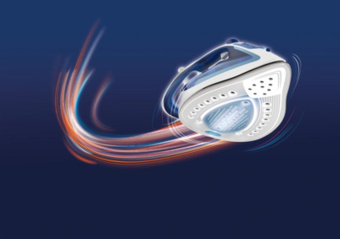 Утюг Tefal FV5715E0 2400Вт голубой/белый от магазина РЭССИ