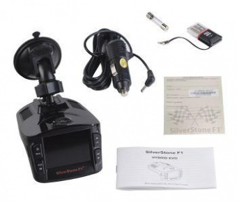 Видеорегистратор с радар-детектором Silverstone F1 HYBRID Evo S GPS черный от магазина РЭССИ