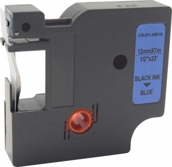 Картридж ленточный Cactus CS-D1-45016 45016 черный/синий для Dymo LM 160, 210D, 280, PnP, 420P, 500 TS; Rhino Pro 6000, 5200, 4200 от магазина РЭССИ