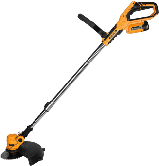 Триммер электрический Deko DKTR12V Max аккум. неразбор.штан. реж.эл.:нож от магазина РЭССИ