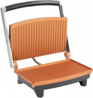 Электрогриль Hyundai HYG-1072 1600Вт серебристый/черный от магазина РЭССИ