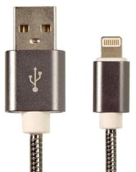 Кабель Premier 6-703M2 1.0BK USB (m)-Lightning (m) 1м черный пакет от магазина РЭССИ