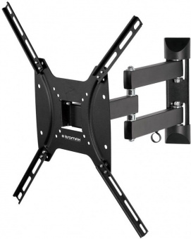 Кронштейн для телевизора Kromax OPTIMA-404 черный 15"-55" макс.35кг настенный поворотно-выдвижной и наклонный от магазина РЭССИ