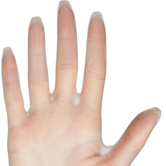 Виниловые неопудренные перчатки AVIORA р.L 100 шт. 402-639 от магазина РЭССИ