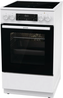 Плита Электрическая Gorenje GEC5C61WG белый стеклокерамика (без крышки) от магазина РЭССИ