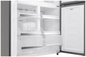 Холодильник Weissgauff WCD 450 X NoFrost Inverter 2-хкамерн. нержавеющая сталь (двухкамерный) от магазина РЭССИ