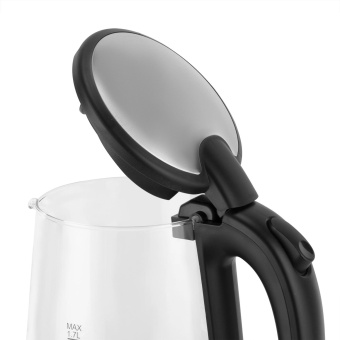 Чайник электрический Vitek VT-8810 1.7л. 2200Вт серебристый/черный корпус: стекло/пластик от магазина РЭССИ