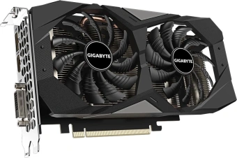 Видеокарта Gigabyte PCI-E GV-N1656WF2-4GD 3.0 NVIDIA GeForce GTX 1650 4Gb 128bit GDDR6 1590/12000 DVIx1 HDMIx1 DPx1 HDCP Ret от магазина РЭССИ