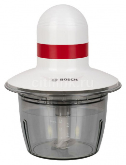Измельчитель электрический Bosch MMRP1000 0.8л. 400Вт белый/красный от магазина РЭССИ