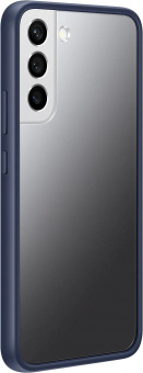 Чехол (клип-кейс) Samsung для Samsung Galaxy S22+ Frame Cover темно-синий/прозрачный (EF-MS906CNEGRU) от магазина РЭССИ