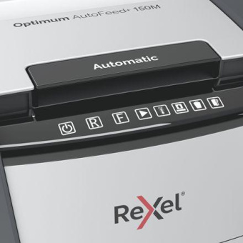 Шредер Rexel Optimum AutoFeed 150M черный с автоподачей (секр.P-5) фрагменты 150лист. 44лтр. скрепки скобы пл.карты от магазина РЭССИ