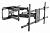 Кронштейн для телевизора Ultramounts UM913 черный 37"-90" макс.75кг настенный поворотно-выдвижной и наклонный от магазина РЭССИ