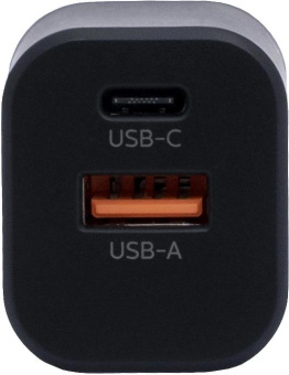 Сетевое зар./устр. Philips DLP5331 30W 1.5A (PD) USB/USB Type-C универсальное черный (DLP5331CB/74) от магазина РЭССИ