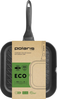 Сковорода-гриль Polaris Eco collection 28G квадратная покрытие: антипригарное ручка несъемная (без крышки) фиолетовый от магазина РЭССИ