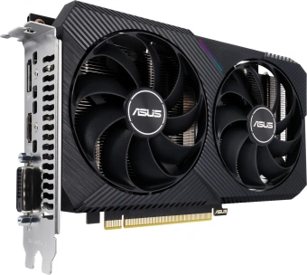 Видеокарта Asus PCI-E 4.0 DUAL-RTX3050-8G-V2 NVIDIA GeForce RTX 3050 8Gb 128bit GDDR6 1777/14000 HDMIx1 DPx3 HDCP Ret от магазина РЭССИ