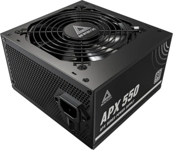 Блок питания Montech ATX 550W APX 550 80 PLUS WHITE (20+4pin) APFC 120mm fan 6xSATA Cab Manag RTL от магазина РЭССИ