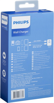 Сетевое зар./устр. Philips DLP5331 30W 1.5A (PD) USB/USB Type-C универсальное черный (DLP5331CB/74) от магазина РЭССИ