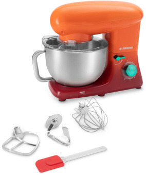 Миксер планетарный Starwind SPM7160 1600Вт оранжевый от магазина РЭССИ