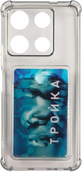 Чехол (клип-кейс) Redline для Infinix Note 30 iBox Crystal черный (УТ000035909) от магазина РЭССИ