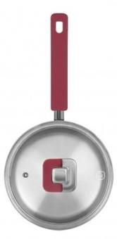 Набор 8 предметов: Кастрюли с/кр 20 см (3,0л), 24 см (5,6л), ковш с/кр 16 см (1,4л), сотейник б/кр 2 от магазина РЭССИ