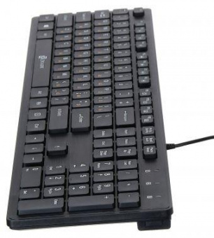 Клавиатура Оклик 500M черный USB slim Multimedia от магазина РЭССИ