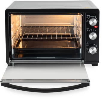 Мини-печь Hyundai MIO-HY074 30л. 1500Вт серебристый/черный от магазина РЭССИ