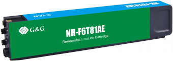 Картридж струйный G&G NH-F6T81AE голубой (110мл) для HP PageWide Pro 452dn/452dw/477dn/477dw MFP от магазина РЭССИ