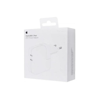 Сетевое зар./устр. Apple MNWP3ZM/A 2A (PD) 2xUSB type-C для Apple белый от магазина РЭССИ