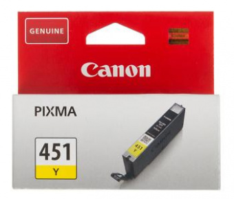 Картридж струйный Canon CLI-451Y 6526B001 желтый (329стр.) (7мл) для Canon Pixma iP7240/MG6340/MG5440 от магазина РЭССИ