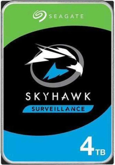Жесткий диск Seagate SATA-III 4Tb ST4000VX013 Surveillance Skyhawk (5400rpm) 256Mb 3.5" от магазина РЭССИ